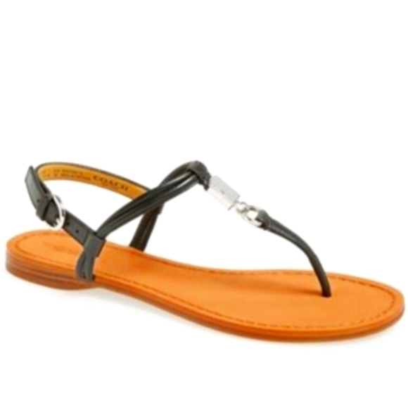 Coach Shoes - Coach Black Charleen Sandal